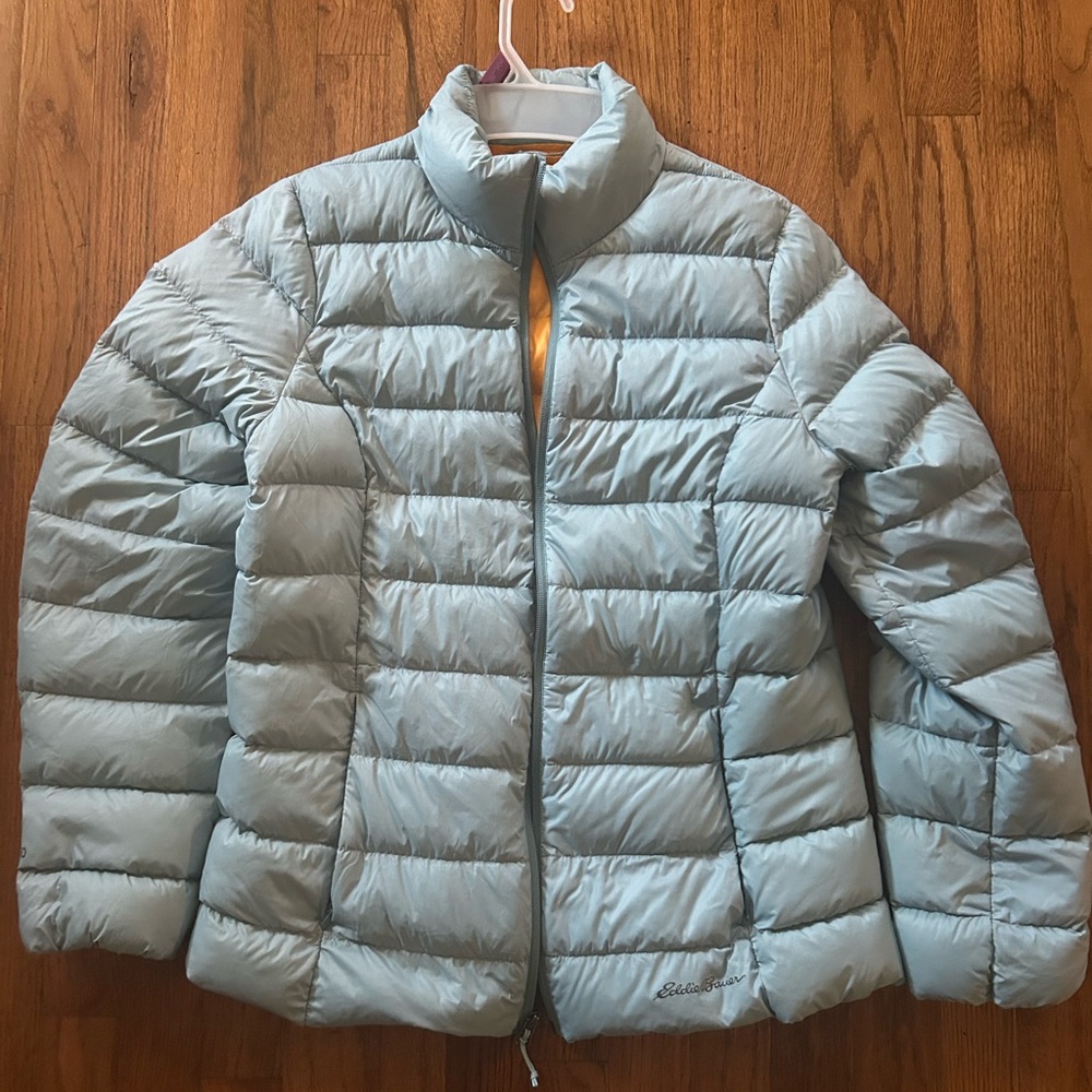 Eddie Bauer Sky Blue Puffer Jacket 650FP